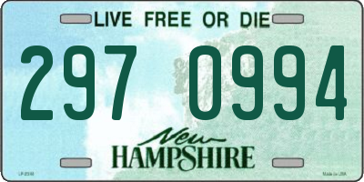 NH license plate 2970994