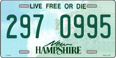 NH license plate 2970995