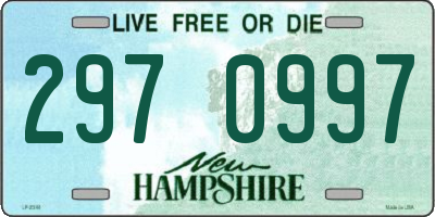 NH license plate 2970997