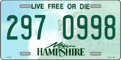 NH license plate 2970998