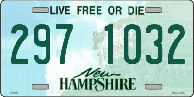 NH license plate 2971032