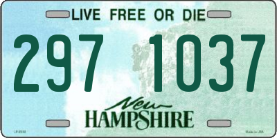 NH license plate 2971037