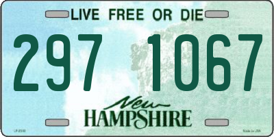 NH license plate 2971067