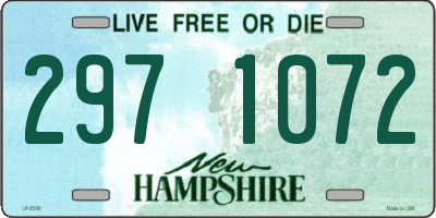 NH license plate 2971072