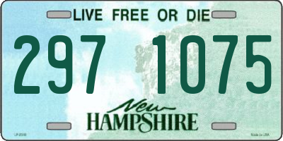 NH license plate 2971075