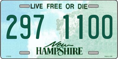 NH license plate 2971100