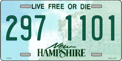 NH license plate 2971101
