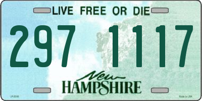 NH license plate 2971117