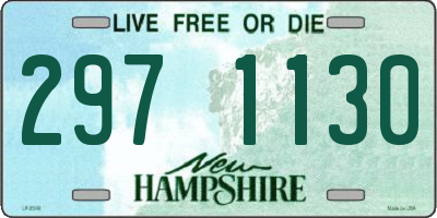 NH license plate 2971130