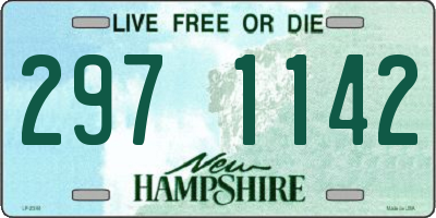 NH license plate 2971142