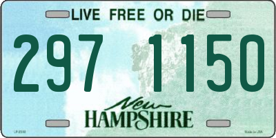 NH license plate 2971150