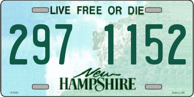 NH license plate 2971152