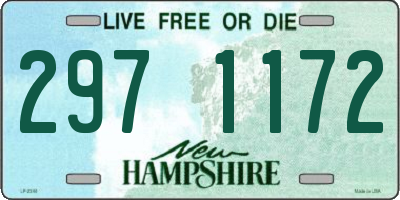 NH license plate 2971172