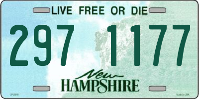 NH license plate 2971177