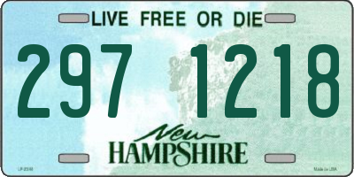 NH license plate 2971218