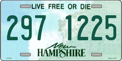 NH license plate 2971225