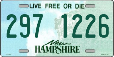 NH license plate 2971226