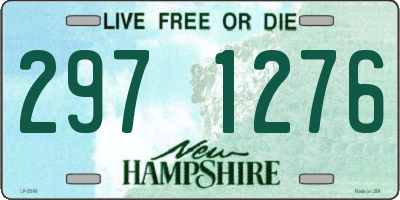 NH license plate 2971276
