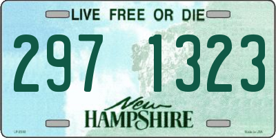 NH license plate 2971323