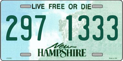 NH license plate 2971333