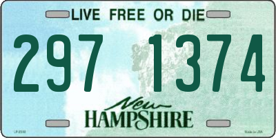 NH license plate 2971374