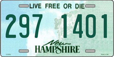 NH license plate 2971401