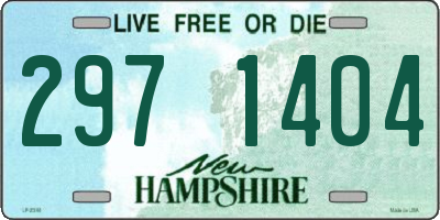 NH license plate 2971404