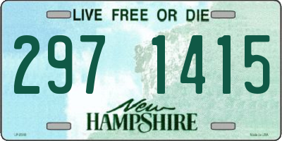 NH license plate 2971415