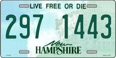 NH license plate 2971443