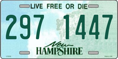 NH license plate 2971447