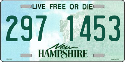 NH license plate 2971453
