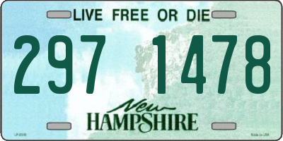 NH license plate 2971478