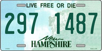 NH license plate 2971487
