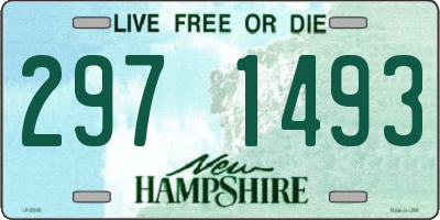 NH license plate 2971493