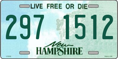 NH license plate 2971512