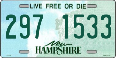 NH license plate 2971533