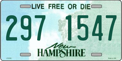 NH license plate 2971547