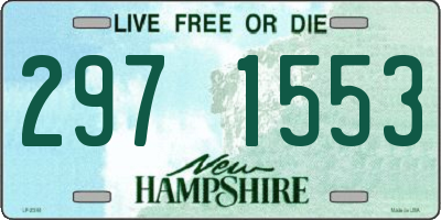 NH license plate 2971553