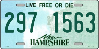 NH license plate 2971563