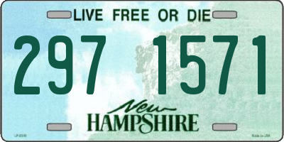 NH license plate 2971571