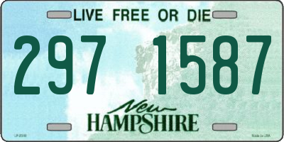 NH license plate 2971587