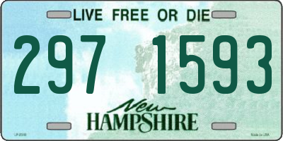 NH license plate 2971593