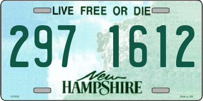 NH license plate 2971612