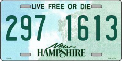 NH license plate 2971613