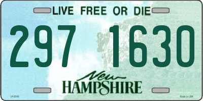 NH license plate 2971630