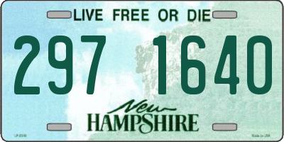 NH license plate 2971640