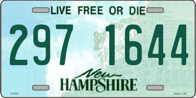 NH license plate 2971644