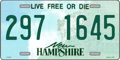 NH license plate 2971645