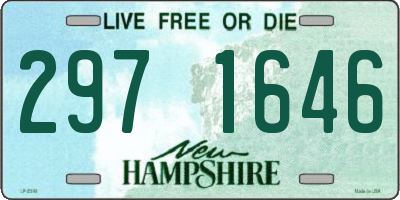 NH license plate 2971646