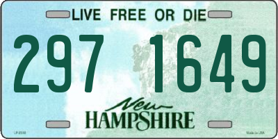 NH license plate 2971649